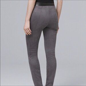 NWT White House Black Market Ultra Suede Grey Leggings
